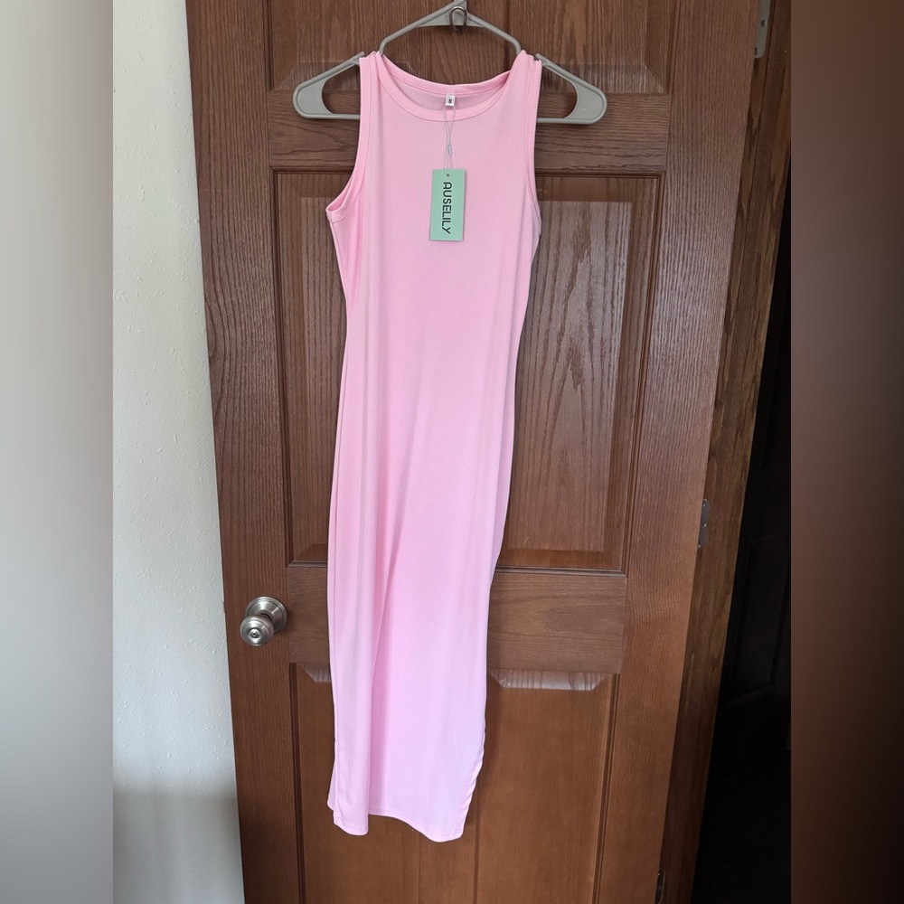 Roselly Pink Maxi Dress